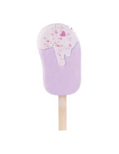 Helado con palito para la decoración de verano en escaparates de tiendas o comercios