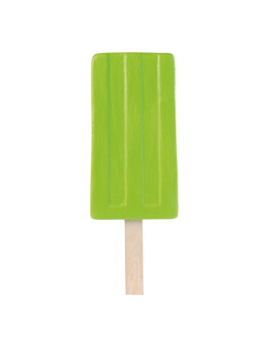 Helado con palito para la decoración de verano en escaparates de tiendas o comercios