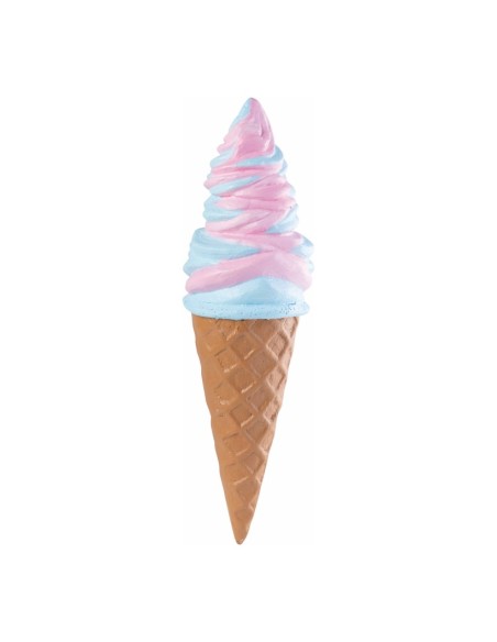 Helado suave para la decoración de verano en escaparates de tiendas o comercios