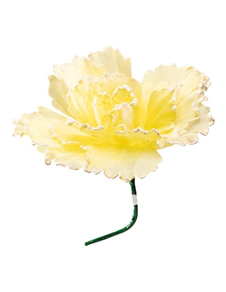 Flor fantasía de papel para la decoración de verano en escaparates de tiendas o comercios