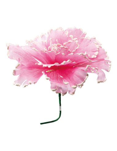 Flor fantasía de papel para la decoración de verano en escaparates de tiendas o comercios