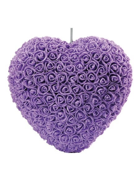 Corazón de rosa para la decoración en del día de los enamorados