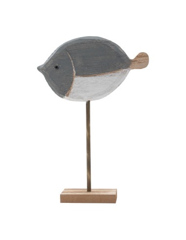 Pescado en plato base para la decoración de verano en escaparates de tiendas o comercios