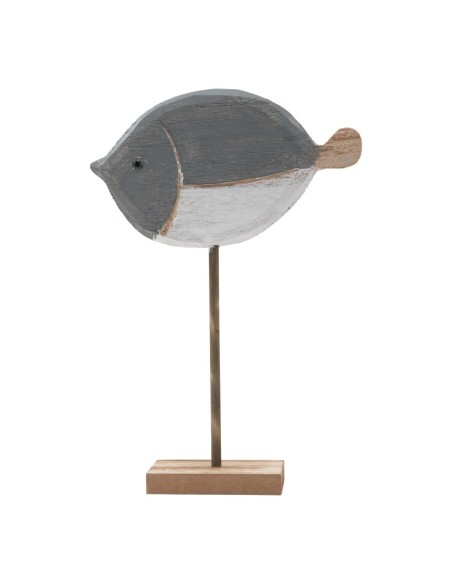 Pescado en plato base para la decoración de verano en escaparates de tiendas o comercios