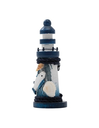 Faros con decoración para la decoración de verano en escaparates de tiendas o comercios