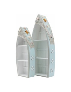 Estantes en forma de barco para la decoración de verano en escaparates de tiendas o comercios 2
