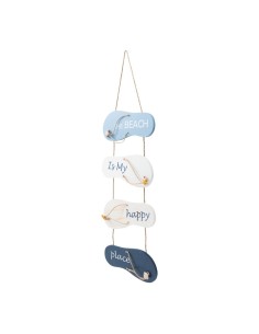 Percha con 4 chanclas para la decoración de verano en escaparates de tiendas o comercios 2