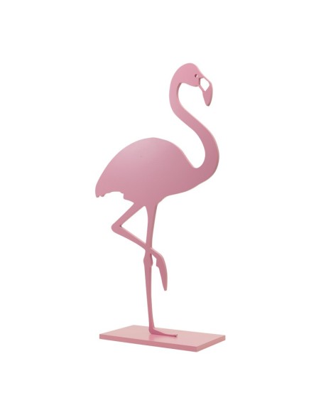 Flamenco en stand para la decoración de verano en escaparates de tiendas o comercios