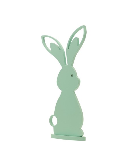 Conejo en plato base para escaparates de tiendas y pastelerías en pascua