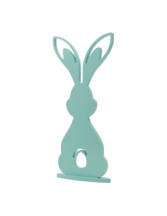 Conejo en plato base para escaparates de tiendas y pastelerías en pascua 2