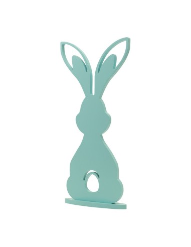 Conejo en plato base para escaparates de tiendas y pastelerías en pascua
