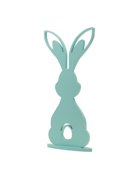Conejo en plato base para escaparates de tiendas y pastelerías en pascua