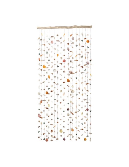 Cortina para la decoración de verano en escaparates de tiendas o comercios