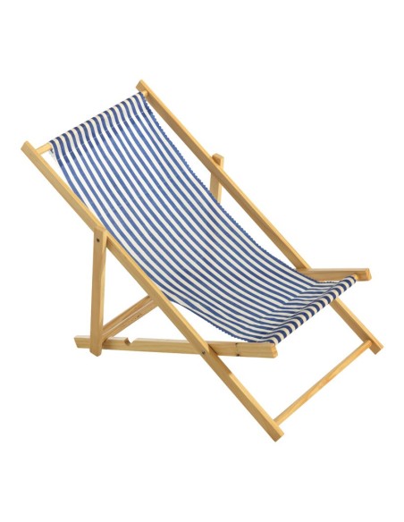 Silla de cubierta para la decoración de verano en escaparates de tiendas o comercios