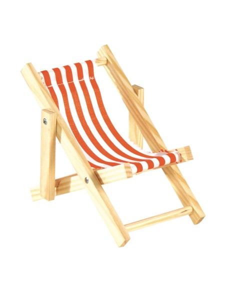 Silla de cubierta para la decoración de verano en escaparates de tiendas o comercios