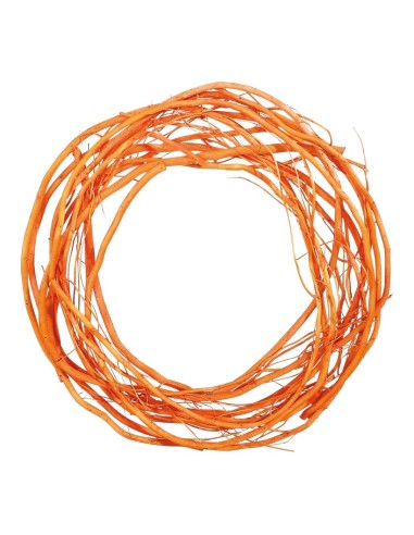 Corona de sauce para la decoración de verano en escaparates de tiendas o comercios