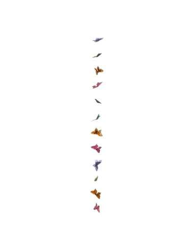 Guirnalda de mariposas para la decoración de verano en escaparates de tiendas o comercios
