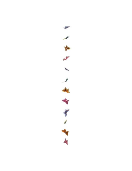 Guirnalda de mariposas para la decoración de verano en escaparates de tiendas o comercios