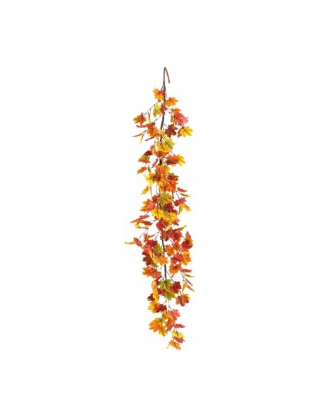 Guirnalda de hoja de arce multicolor otoñal Para decorar centros comerciales y escaparates en otoño