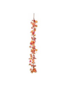 Guirnalda de tonos otoñales con bayas ocre y rojas Para decorar centros comerciales y escaparates en otoño 2