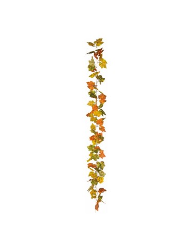 Guirnalda de hojas de arce con tonos de otoño Para decorar centros comerciales y escaparates en otoño