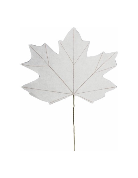 Hoja de arce para escaparates de otoño en tiendas y centros comerciales