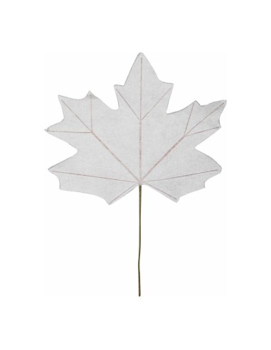 Hoja de arce para escaparates de otoño en tiendas y centros comerciales