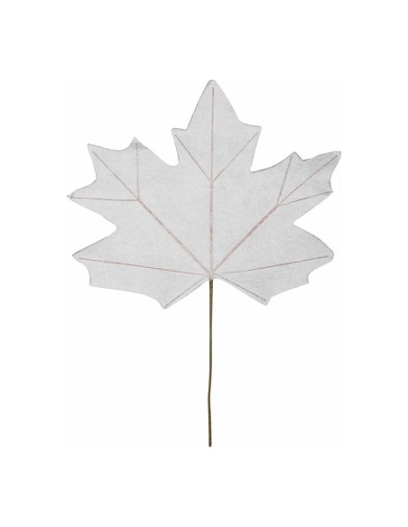 Hoja de arce para escaparates de otoño en tiendas y centros comerciales