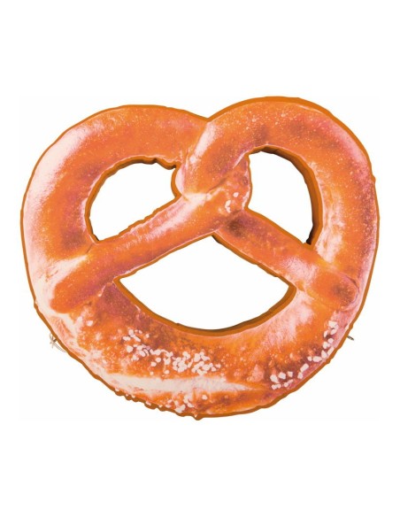 Pretzel alemán con sal para la decoración de fiestas populares y escaparates