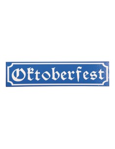 Cartel calle "Oktoberfest" para la decoración de fiestas populares y escaparates 2