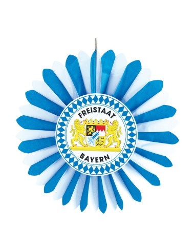Rosetón "Freistaat Bayern" para la decoración de fiestas populares y escaparates