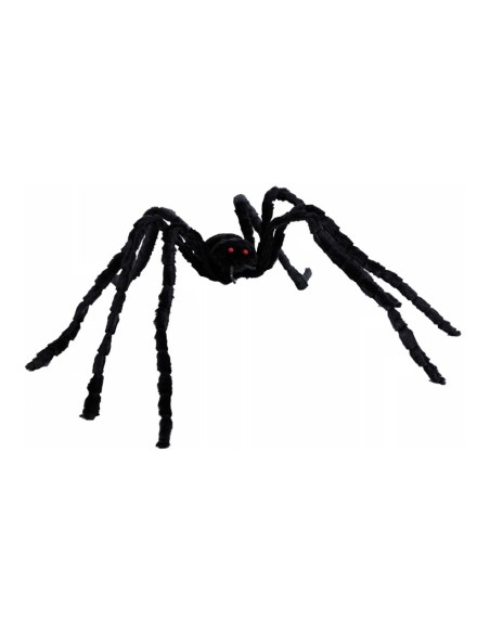 Araña para Halloween en escaparates de tiendas