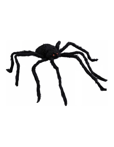 Araña para Halloween en escaparates de tiendas