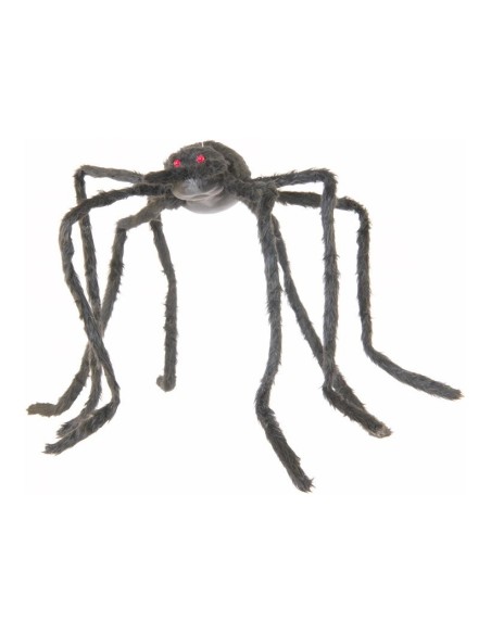 Araña para Halloween en escaparates de tiendas