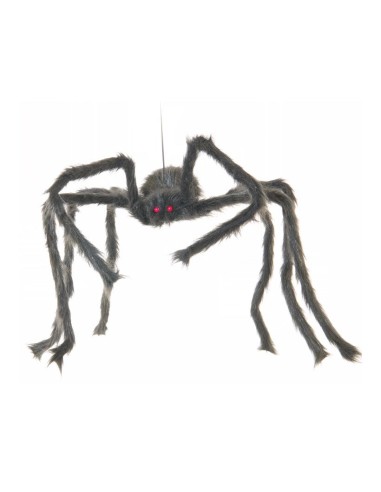 Araña para Halloween en escaparates de tiendas