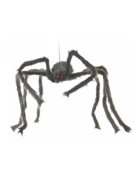 Araña para Halloween en escaparates de tiendas