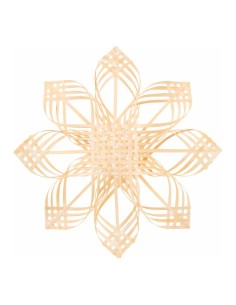 Estrella floral para la decoración navideña de centros comerciales calles tiendas 2