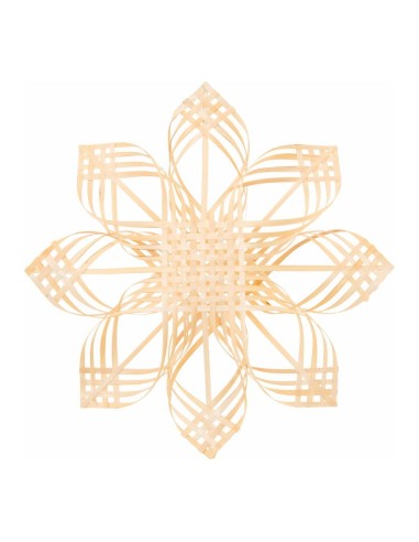 Estrella floral para la decoración navideña de centros comerciales calles tiendas