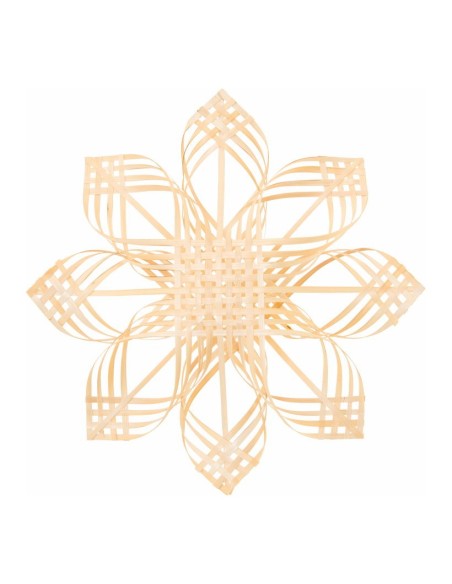 Estrella floral para la decoración navideña de centros comerciales calles tiendas