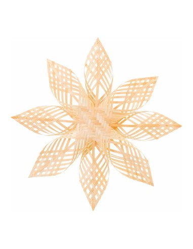 Estrella floral grande para la decoración navideña de centros comerciales calles tiendas