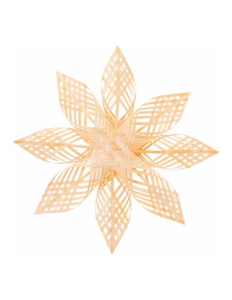 Estrella floral grande para la decoración navideña de centros comerciales calles tiendas