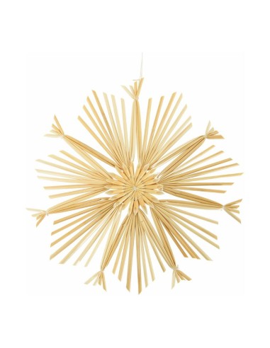 Estrella plana decorada para la decoración navideña de centros comerciales calles tiendas