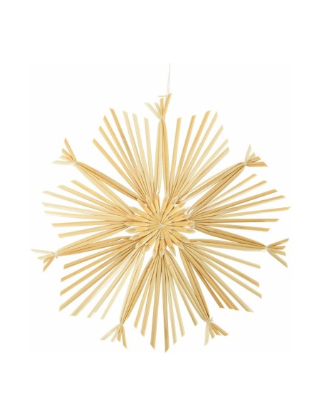 Estrella plana decorada para la decoración navideña de centros comerciales calles tiendas
