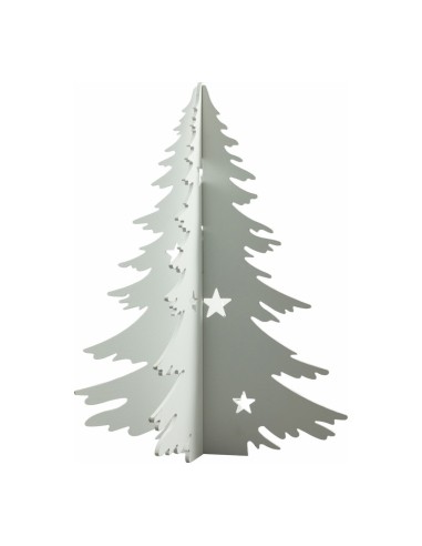 Árbol Navidad contornos 3D para la decoración de navidad con bolas y accesorios
