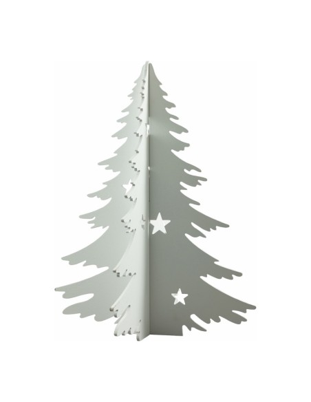 Árbol Navidad contornos 3D para la decoración de navidad con bolas y accesorios