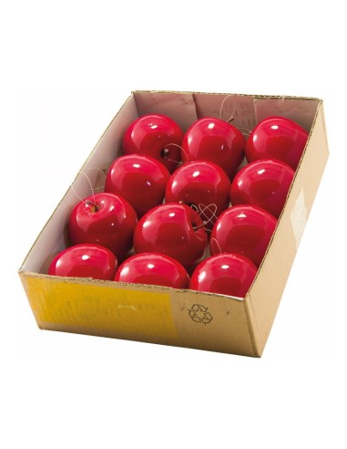 Manzana roja para la decoración árboles navideños para tiendas y centros comerciales