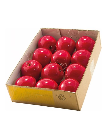 Manzana roja para la decoración árboles navideños para tiendas y centros comerciales
