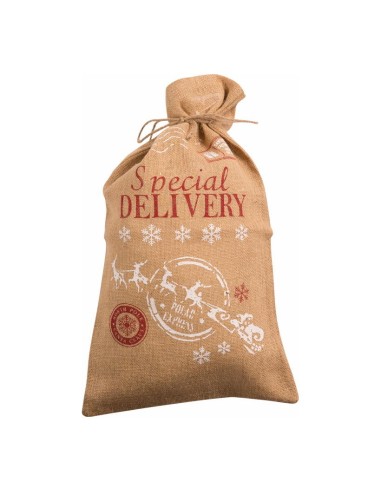 Saco Navidad special delivery para la decoración navideña de centros comerciales calles tiendas