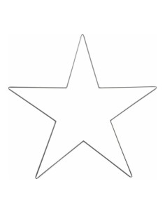 Estrella de metal para la decoración de centros comerciales calles y tiendas 2