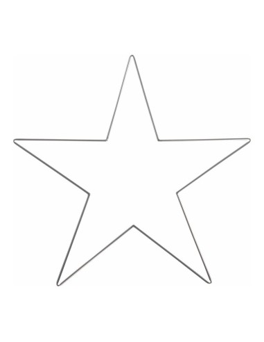 Estrella de metal para la decoración de centros comerciales calles y tiendas